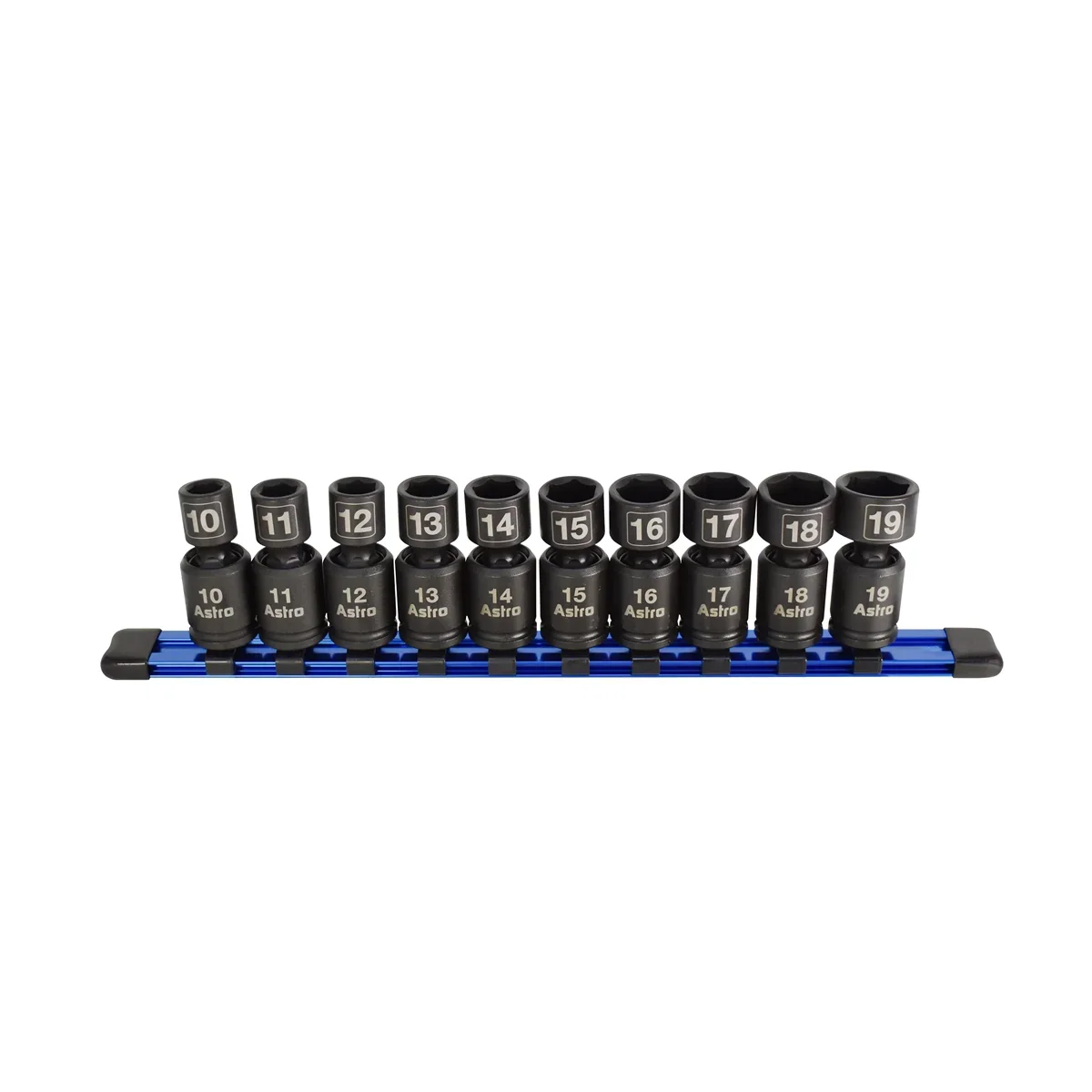 Astro Unvrsl Pinless Nano Impact Pneumatic 10 Skt 3/8IN Metric