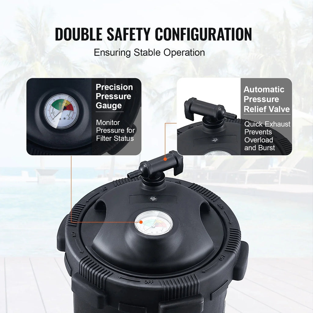 Pool Swimming SKYSHALO Cartridge Filtration Filter Pool Ground In/Above 50Sq.Ft