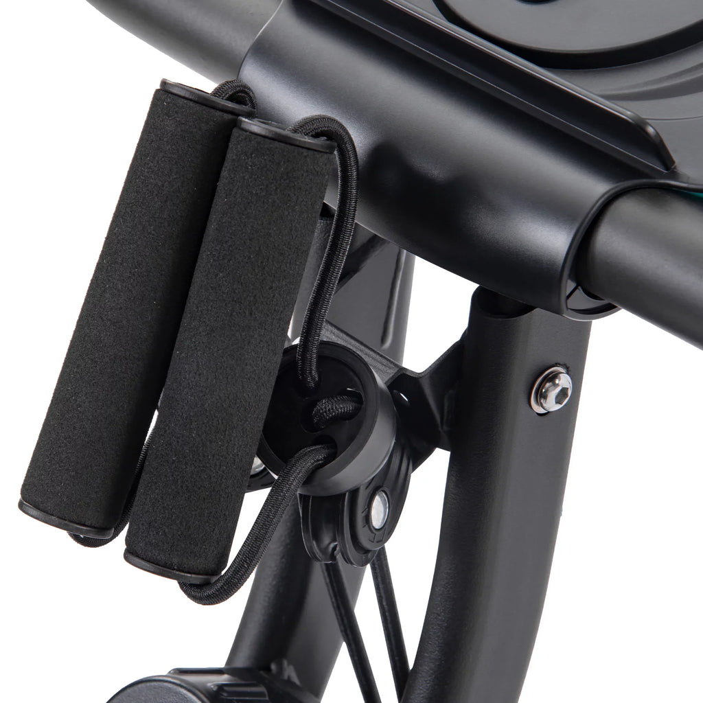 Recumbent Exercise Arm Resistance, Bands Folding Bike, Fitness Adjustable and and with Backrest Upright X-Bike 10-Level
