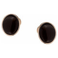 Gold-plated Silver Amber with Earrings 3796 in Baltic Sterling Cherry Stud Color
