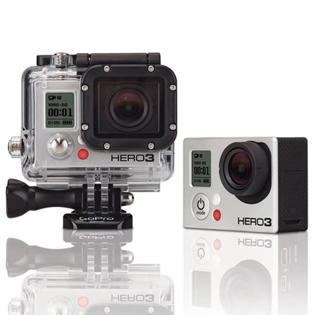 Restored GoPro Wi-Fi Action Camcorder 35-In-1 Silver - Camera Sport (Refurbished) Edition Kit Accessory Action With Camera HERO3