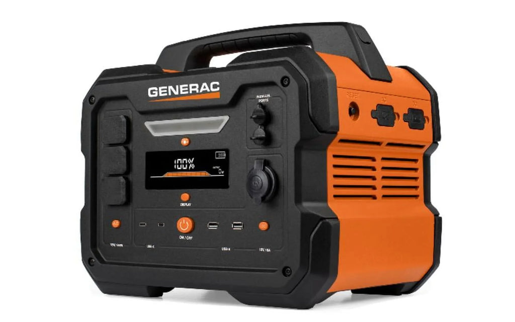 Powered Station Battery Generator 1086Wh Generac - Solar Power 1600/3200 Watts 8025 Charging Compatible Portable Panel