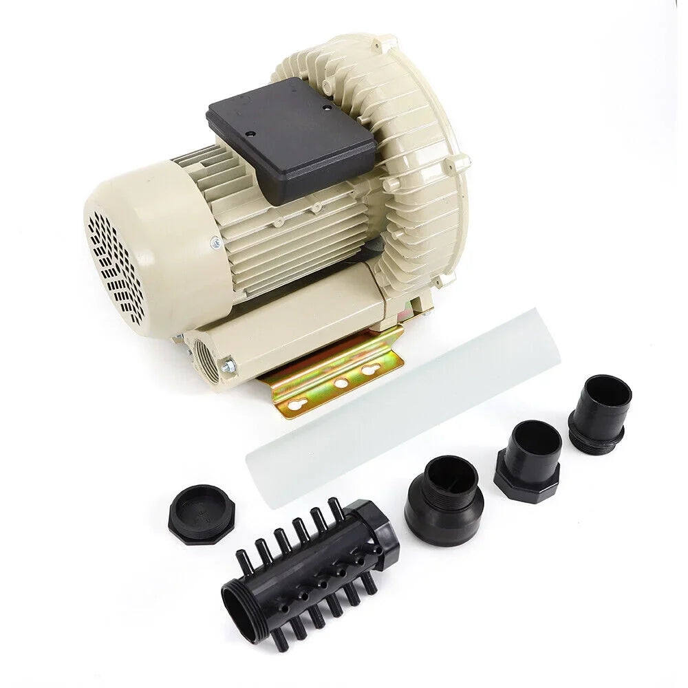 Pressure Air 110V Aquarium Air Hydroponics Fish Miumaeov Aquaculture Blower High Blower 370W Pond Industrial Pump