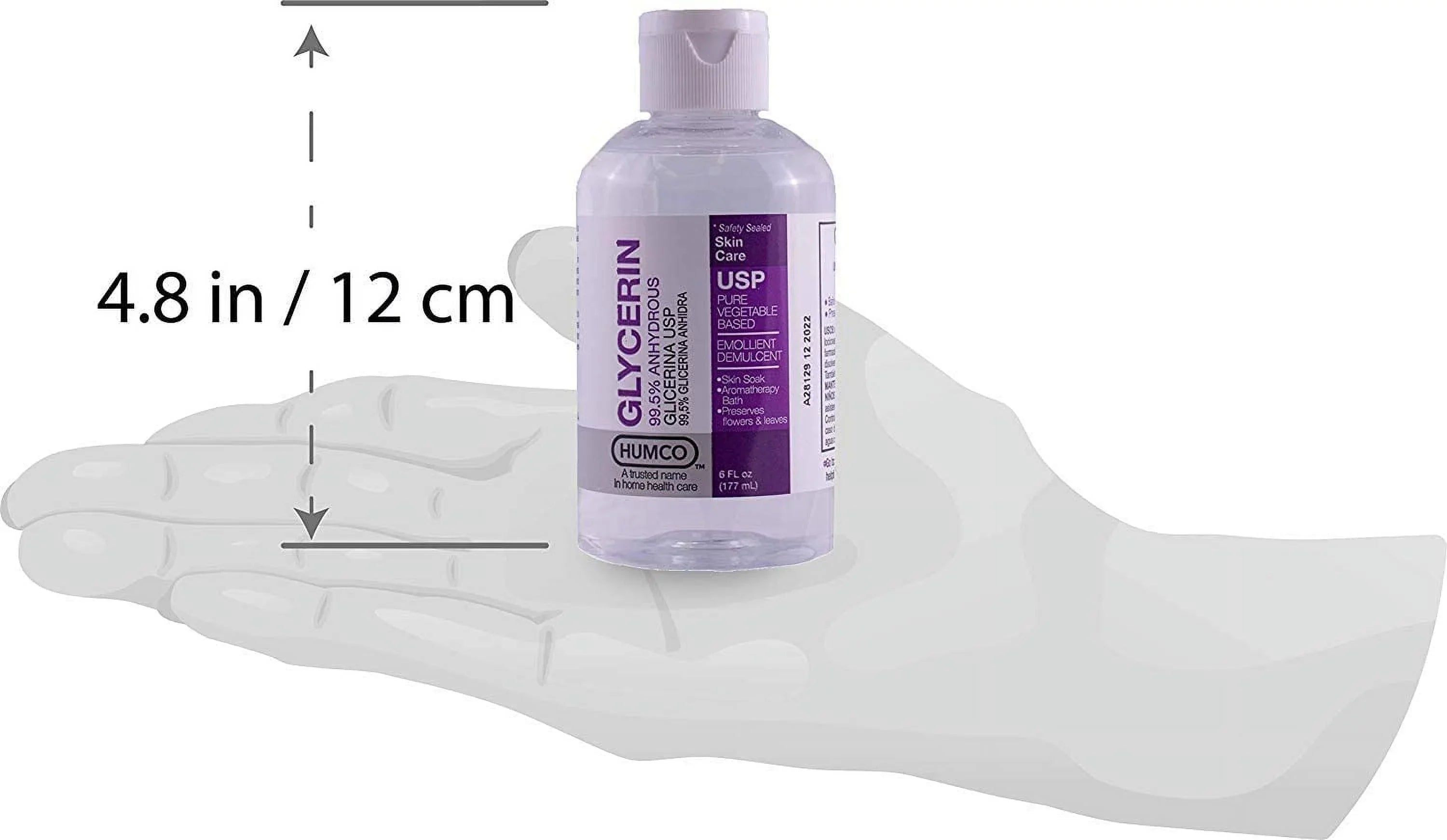Protectant Glycerin USP Each 5 6oz Skin - 99.5% Pack Humco
