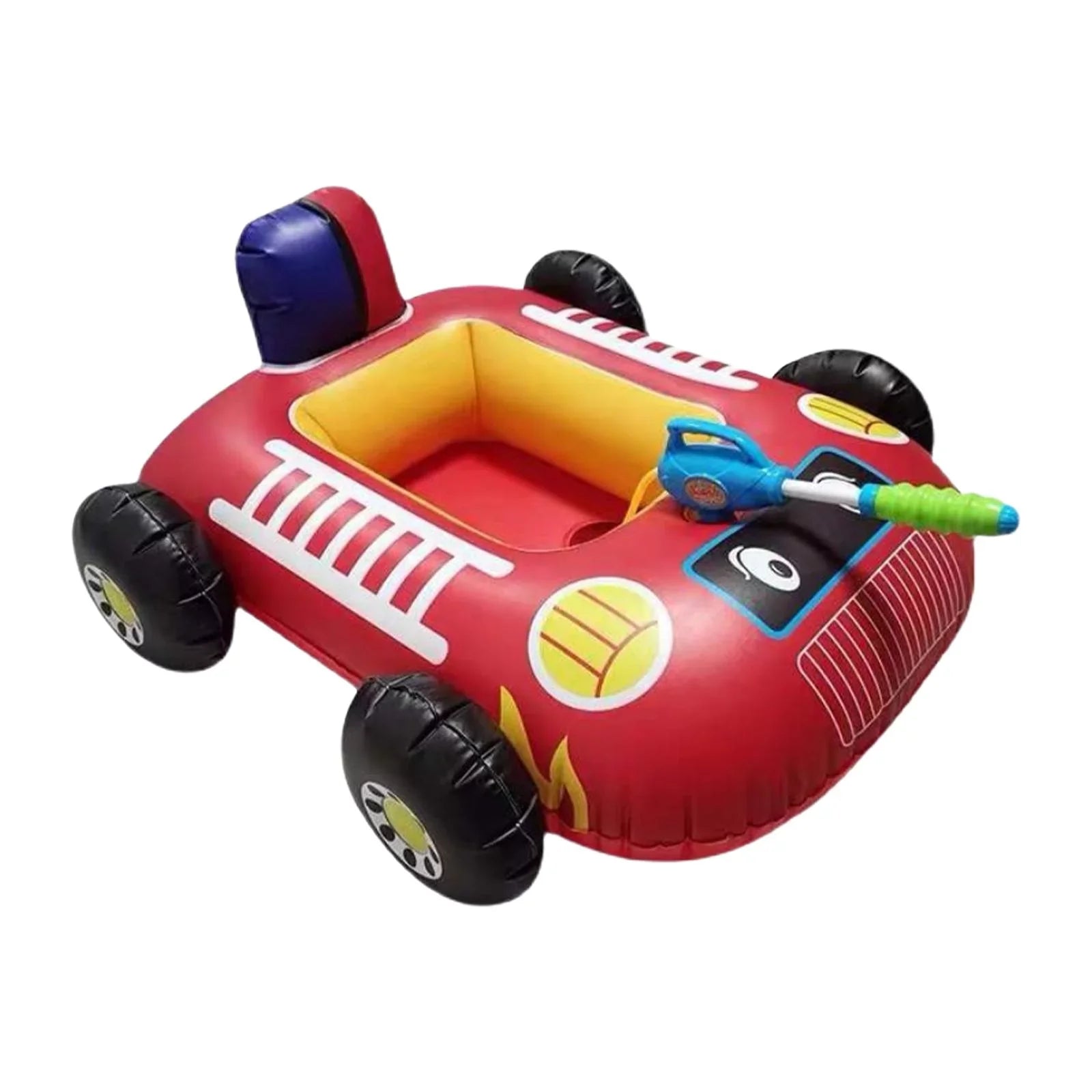 Kids Cartoon Beach with Water Pool for Floats Car Red Squirt Floats Pool Raft Design