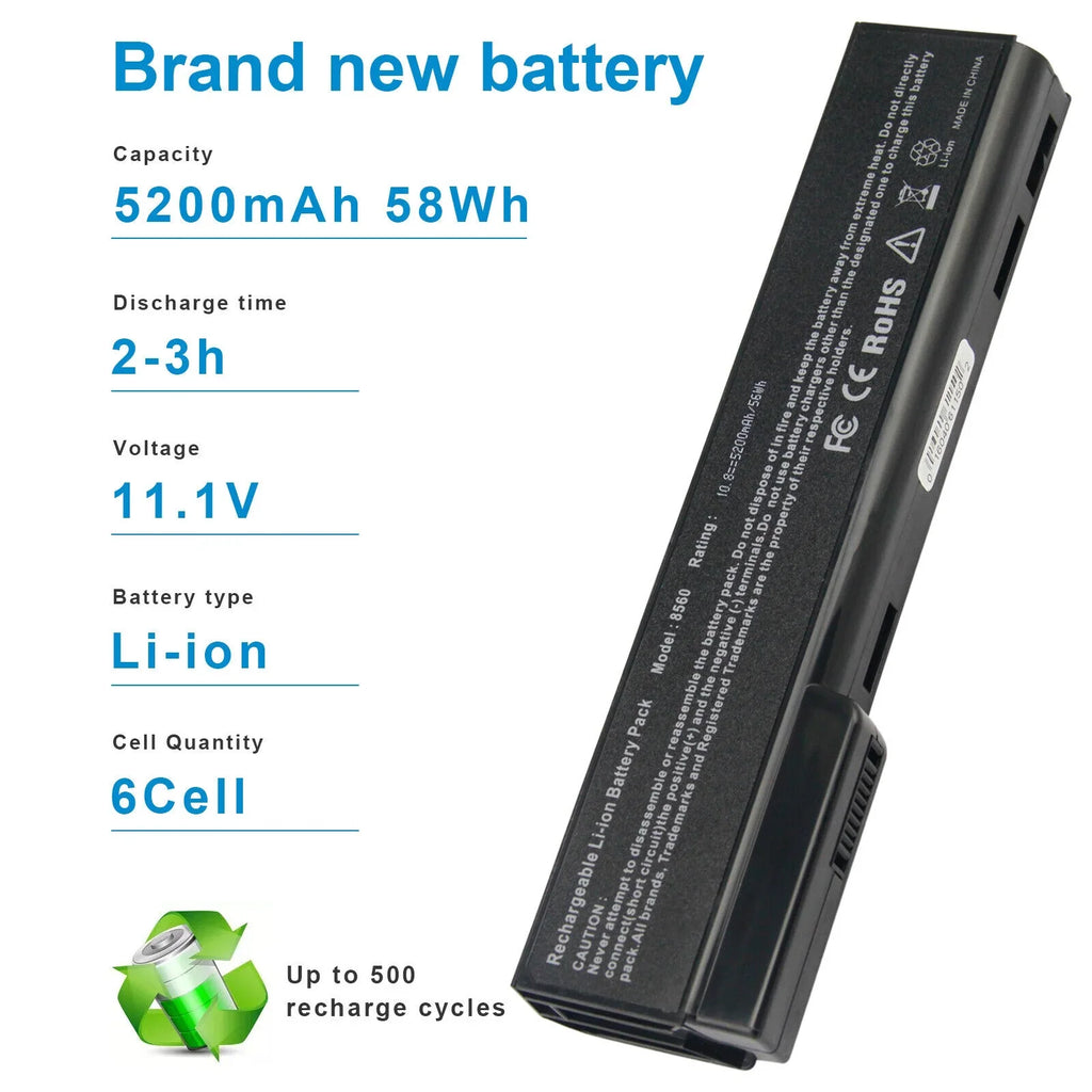 ProBook For 6460b 6360b ProBook Battery , HP