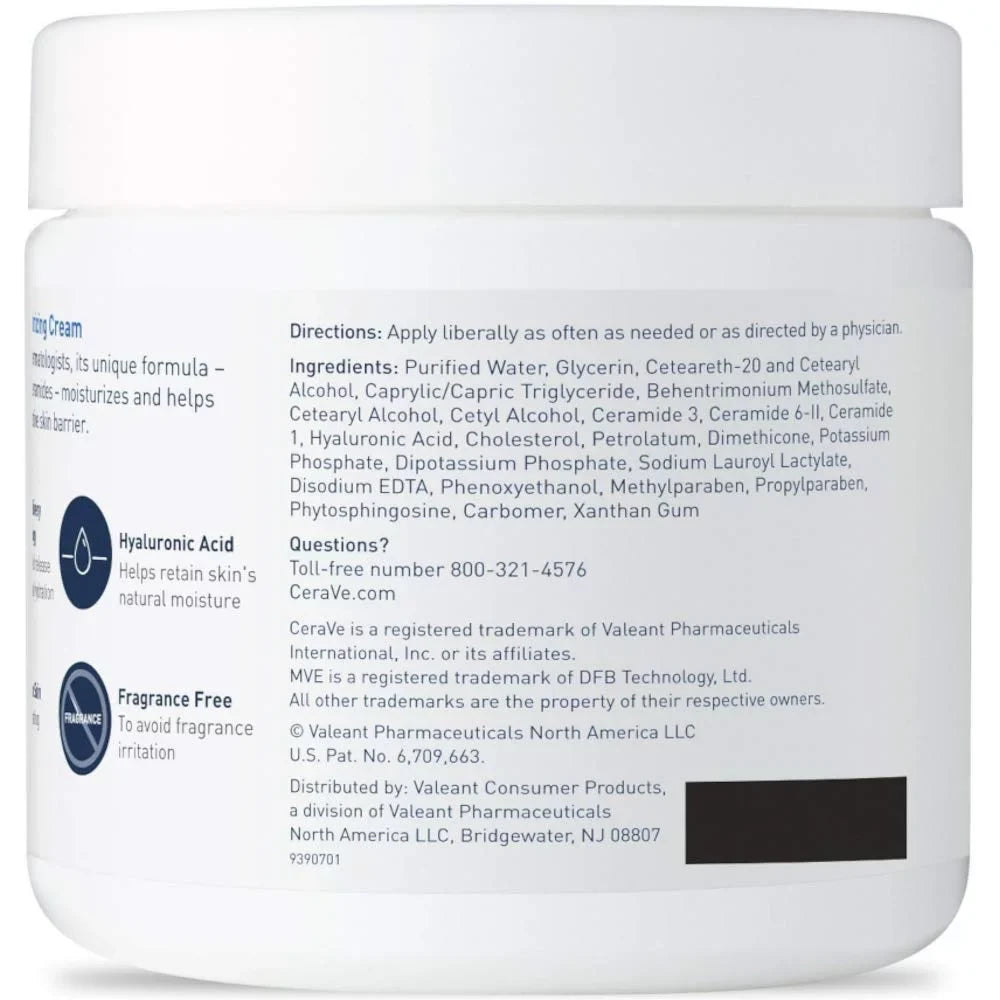 Moisturizing 4) Cream, Ounces CeraVe of Pack (Value 16 each