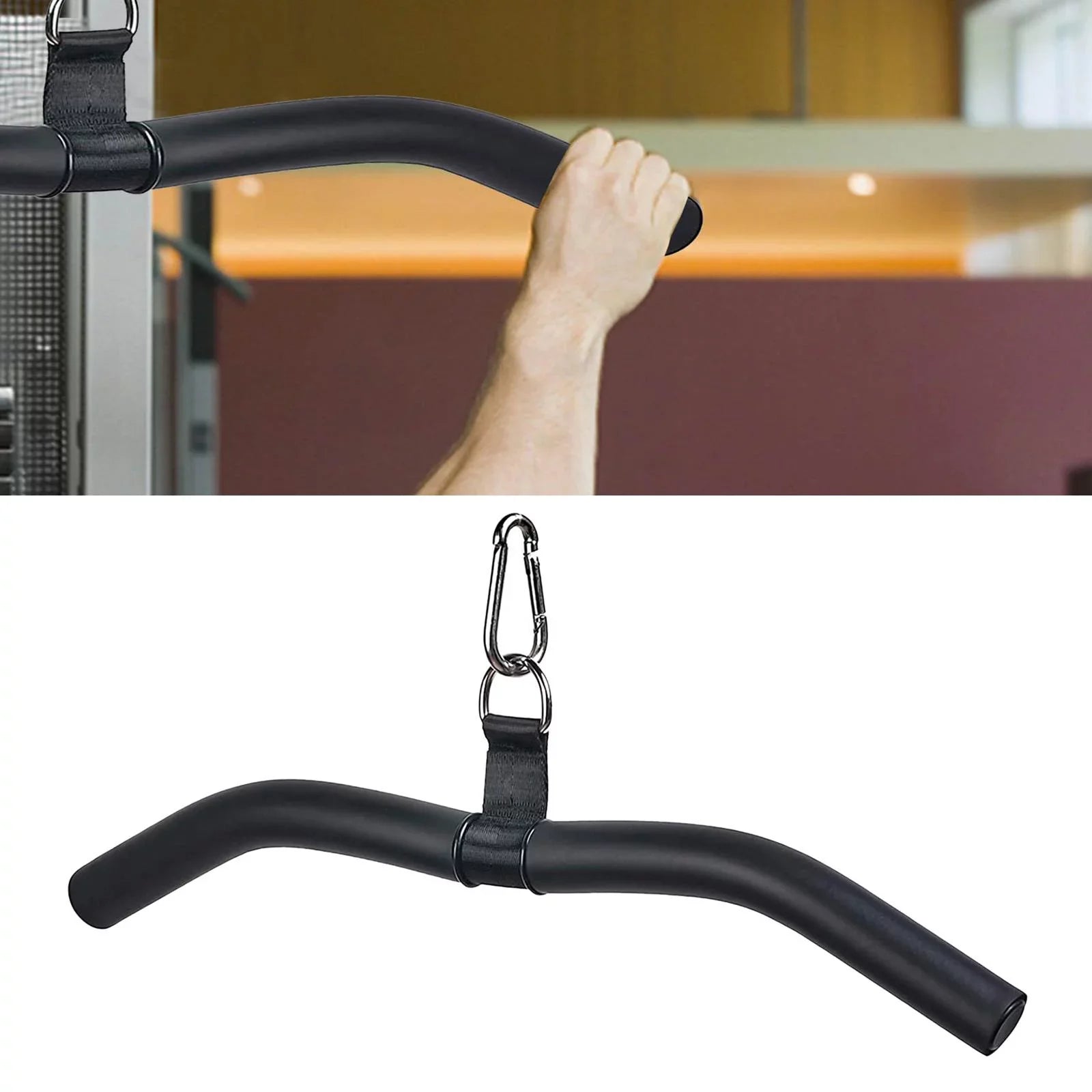 Attachment Accessories, Machine Down Accessories, Machine Equipment Weight for Tricep Press Cable LAT Pulldown Pulldown Attachment Gym, Cable LAT Bar