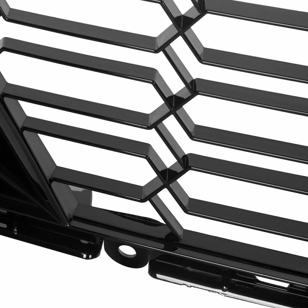 C7 (W/O Z06 Painted Lower Front 2014-2019 Bracket) All Chevrolet for Camera Front Plastic Style Kojem Glossy Models Black Corvette Grille Bumper Cover