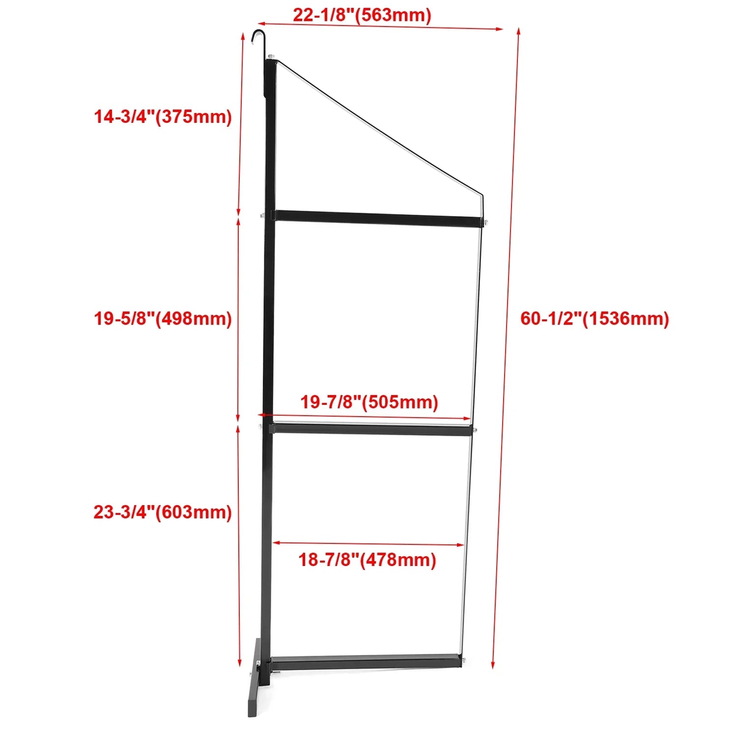Coated Black Container HECASA Duty Cargo Containers Trailer Powder Heavy Shipping Steel Brackets for Brackets Shelving Shelf