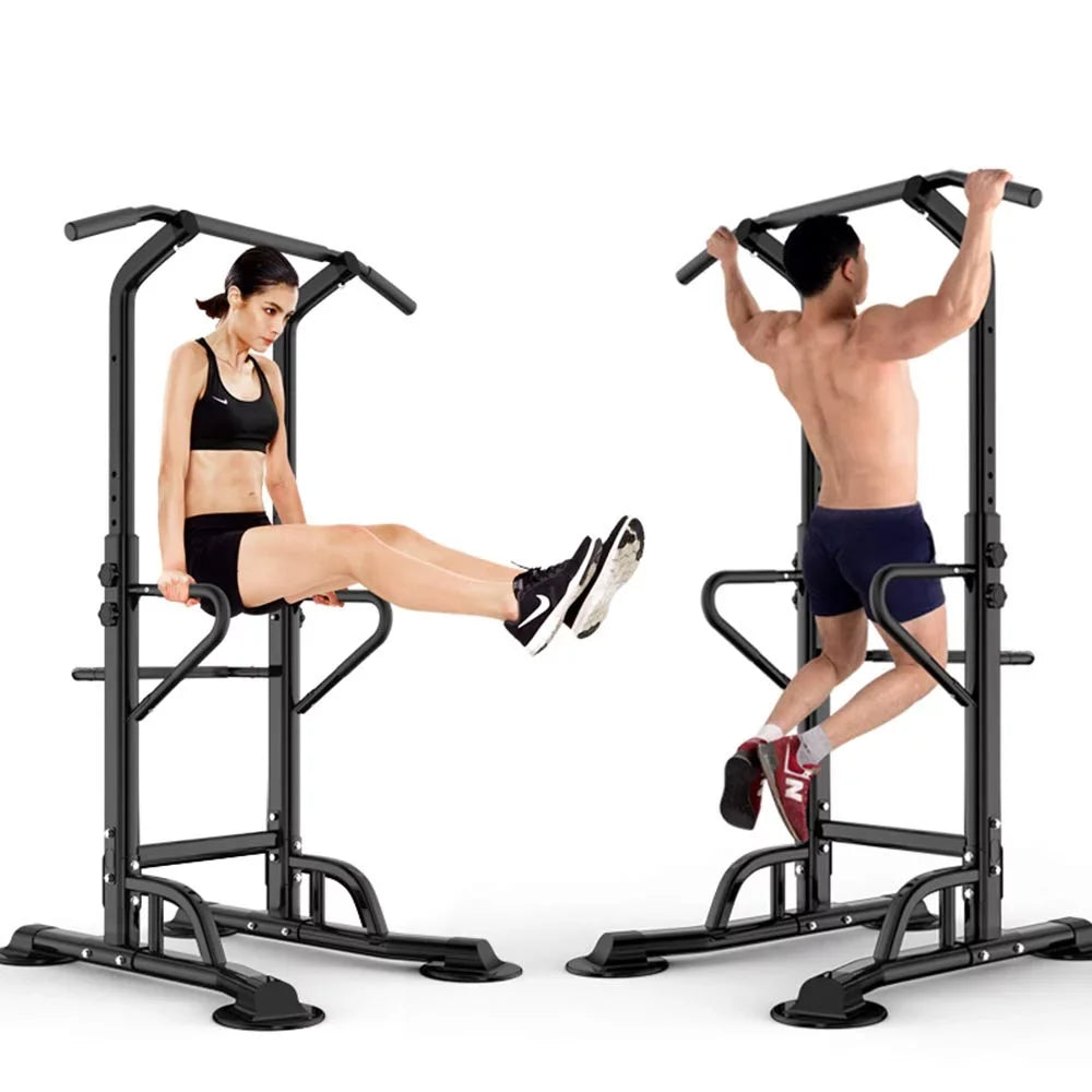 Black Bar, Height Up Pull Power Strength Wellynap Equipment Tower Adjustable Workout - Training 36.2" with