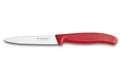Point, Knife with Swiss Straight Paring Spear Classic Blade, Victorinox 4-Inch Red