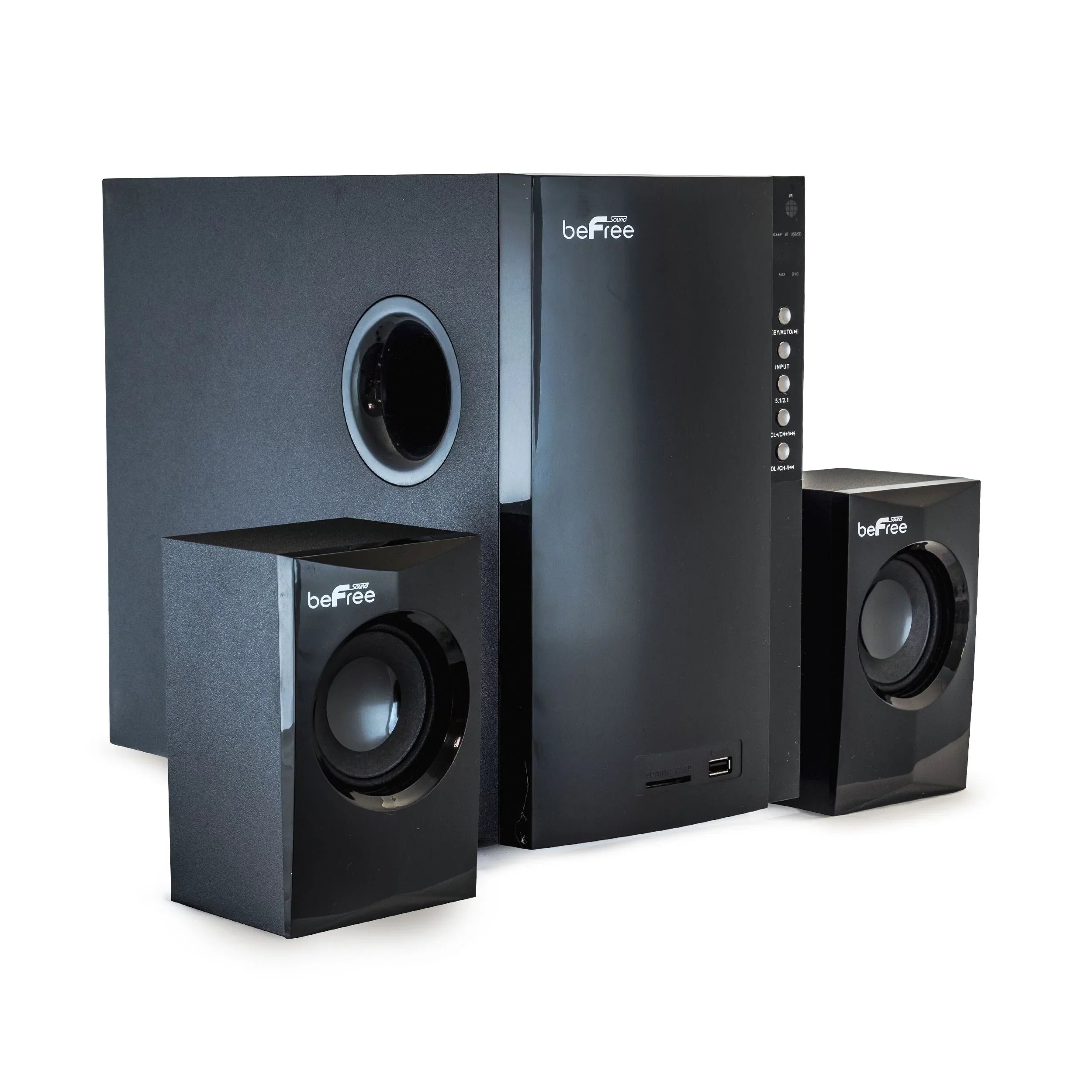 beFree Remote CA w/ System Surround Sound 5.1 Speaker Bluetooth Sound