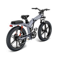 Electric E-bike Snow All-terrain Bike,19.2ah Tire Bike 8 Speed Bike 48v 1000w Speed Maximum ENGWE Tire 31mph 8 Fat E-bike Speed Maximum
