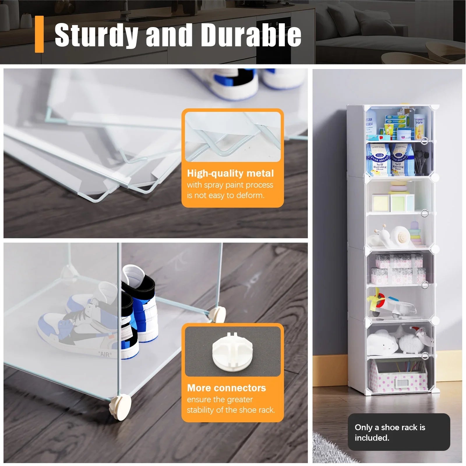 for Shoe Entryway Storage Pairs Modular Tiers Closet Hallway 12 Bedroom 96 Shelf 48 Tower Cubes Shoe Cabinet White Stand Organizer Boxes, Shoe Plastic Storage Rack
