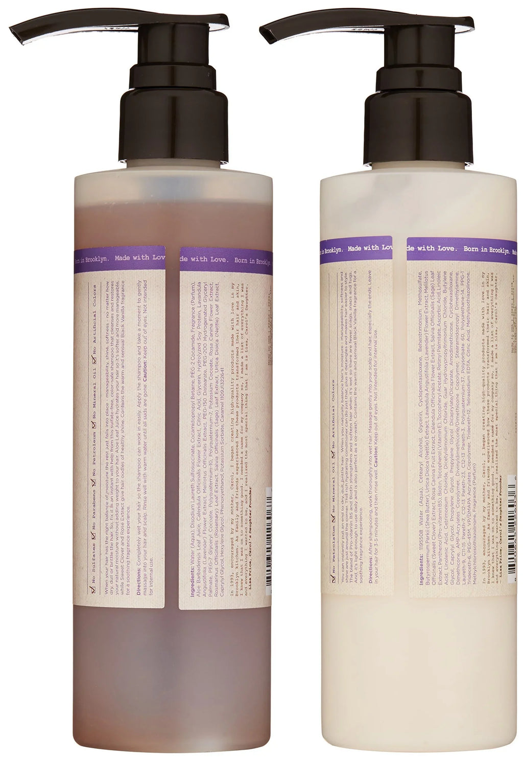 Hair Free Shampoo Vanilla & Shampoo Hair Dull Daughter Sulfate Conditioner Black and Conditioner Hair, May Shine Moisture Dry and (Packaging Hydrating Carol?s Set and Vary) For