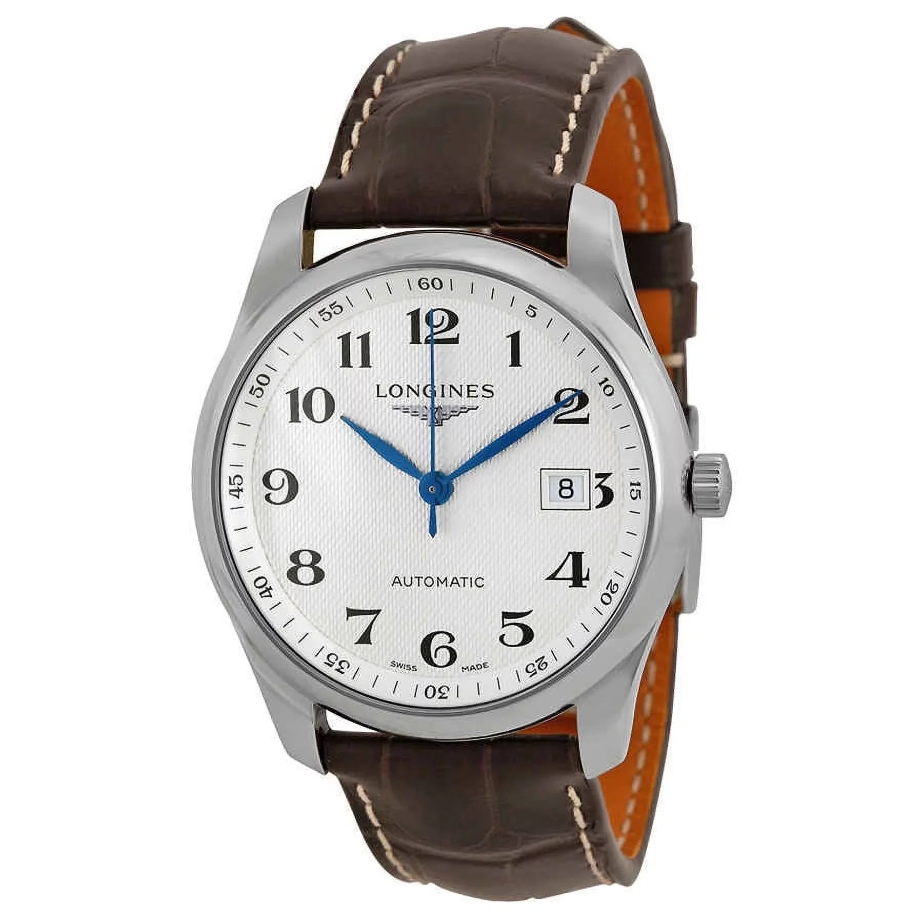 Dial Brown Leather Silver Longines Automatic L27934783 Watch Master