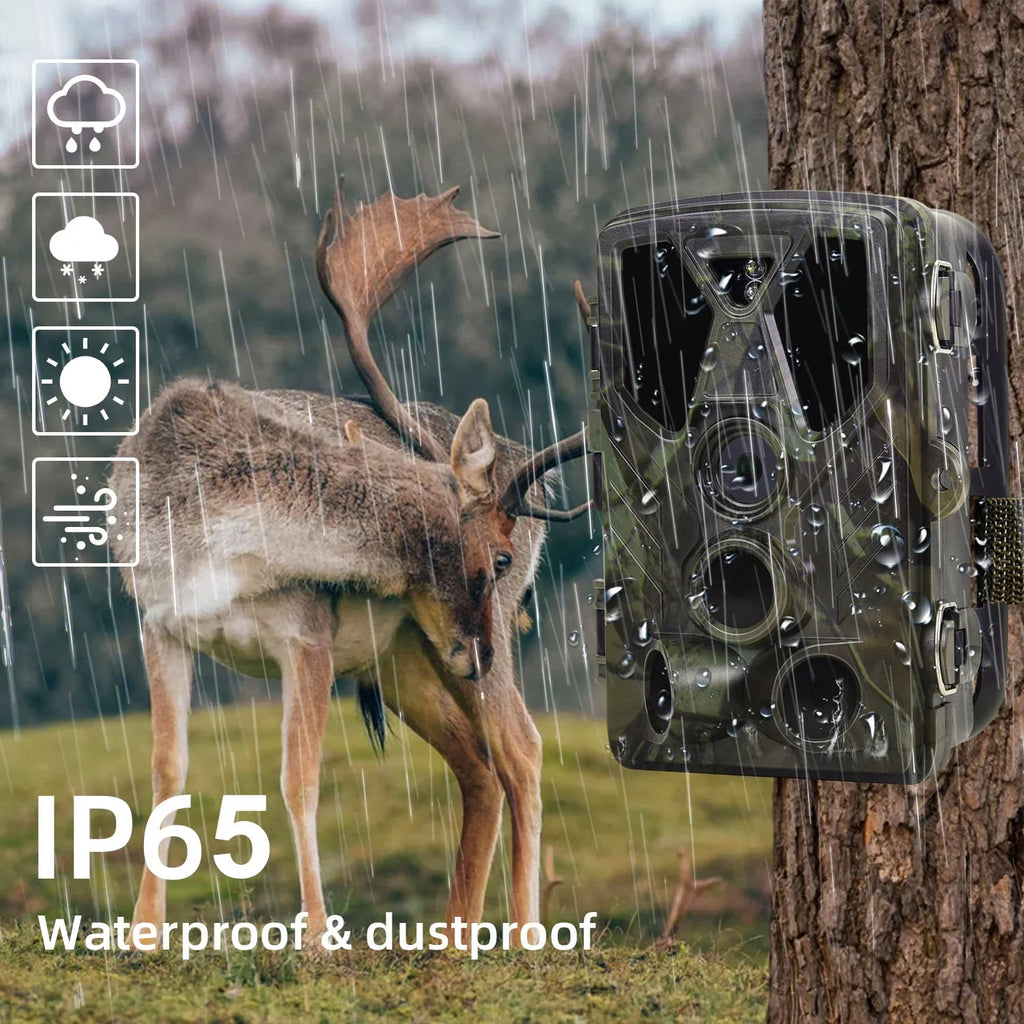 HC-812A 36MP 4K Camera IR Night Trail Wildgame Monitors SuntekCam Monitor Camera 32GB LED with with Hunting Trail Waterproof Hunting Vision TF Trail Card Wildlife