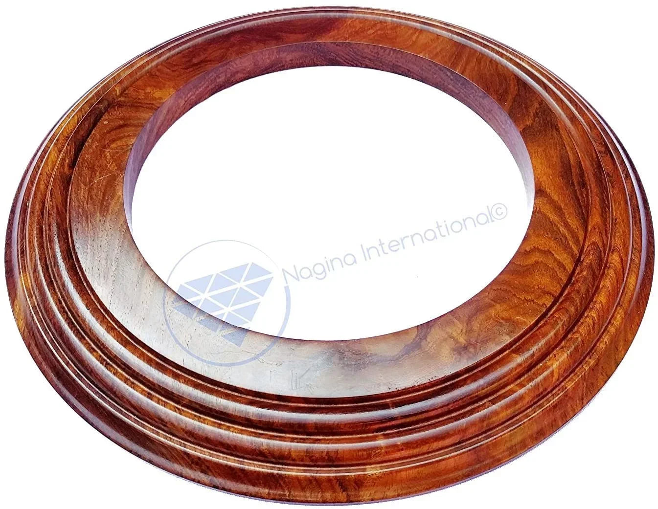 Handcrafted Inches) Hardwood Base Polished Wooden Frame International Solid (6 | Nagina
