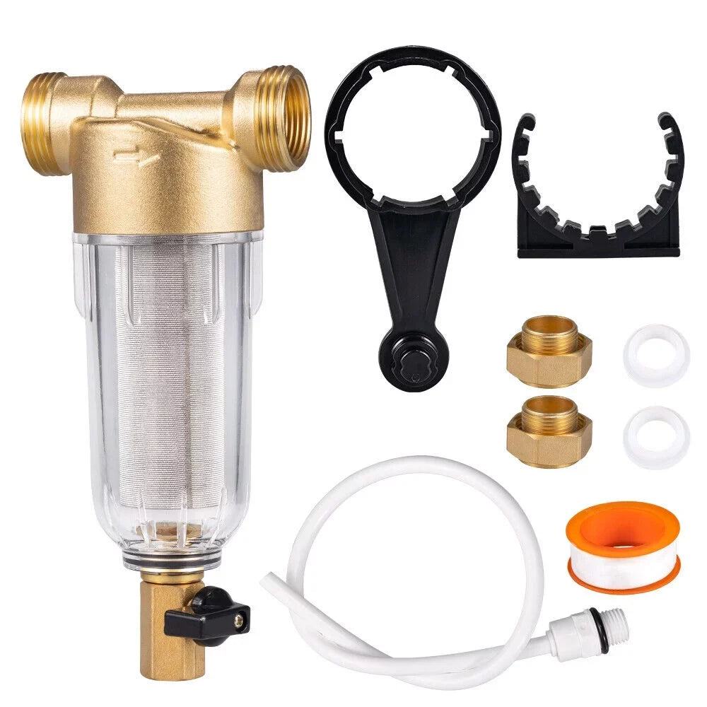 Pre-Filter Spin Reusable sewage Filter Whole System Sediment Down Water House