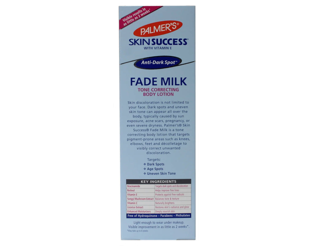 Body fl Fade Skin Spot Pack 6 8.5 of oz Milk Lotion Success RONAN Anti-Dark