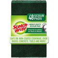 Green Scotch-Brite Heavy Scour 48, Duty Pads,
