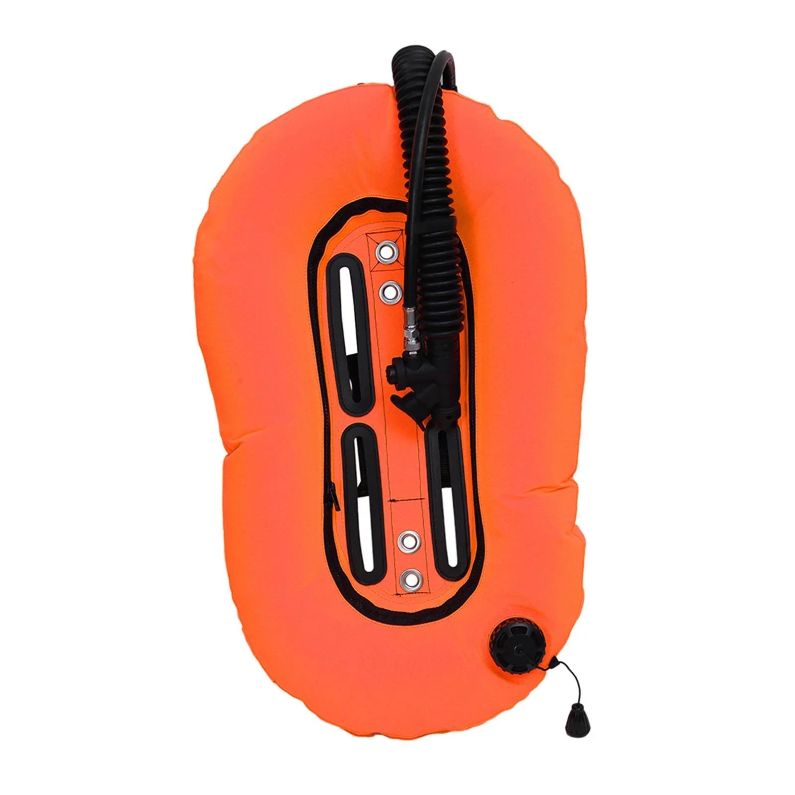 for yotijar Snorkeling Freediving Diving Wing Scuba Orange Set Diving Single Tank BCD Donut