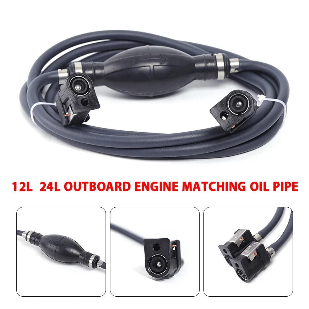 Kit Tank Miumaeov Connector Outboard Tube Storage Fuel Connector for Oil Boat Boat Tubing Engine Pump Boat Outboard Fuel Assembly Marine Tank Gas Suitable Tank Kayak Tubing Hose Inflatable