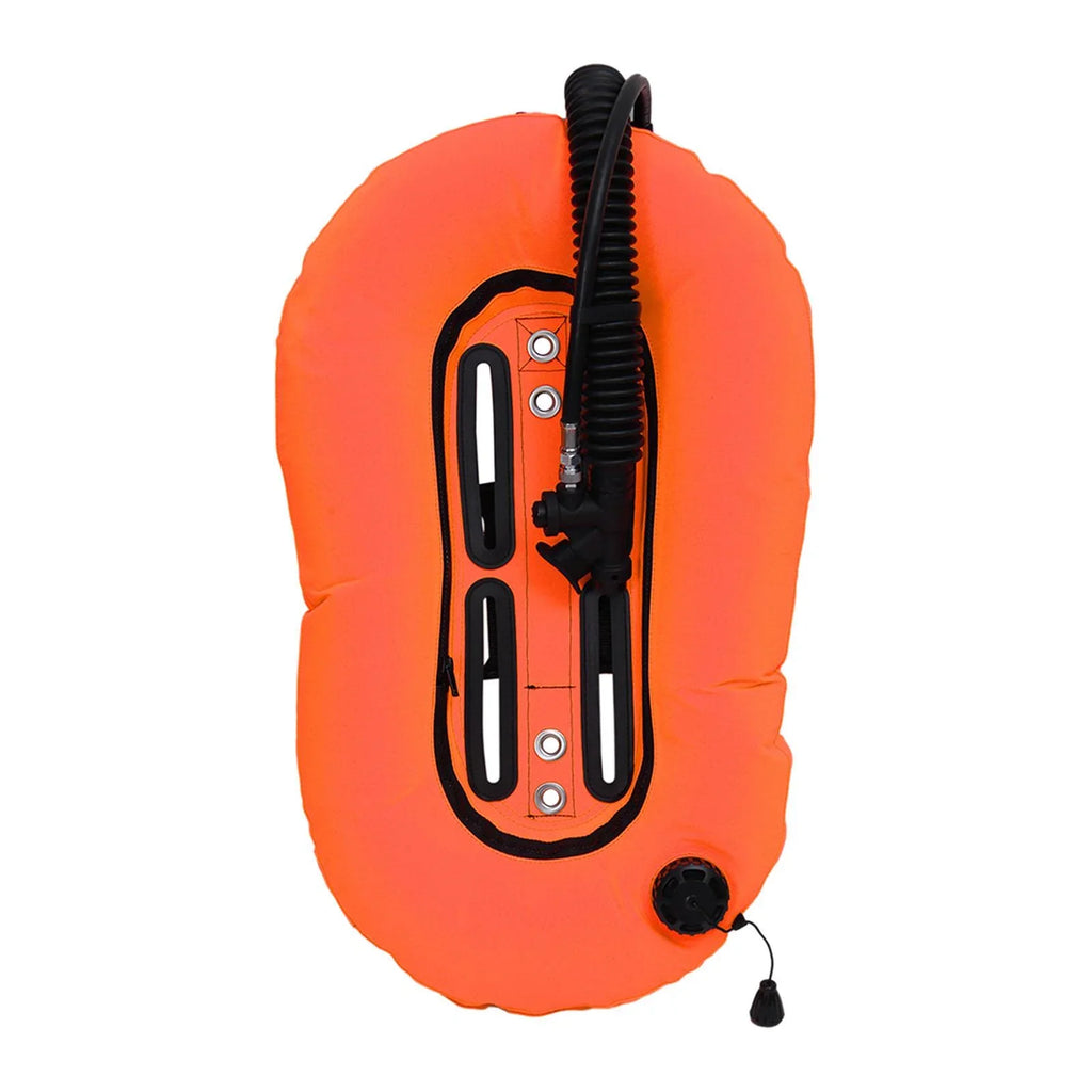 for yotijar Snorkeling Freediving Diving Wing Scuba Orange Set Diving Single Tank BCD Donut