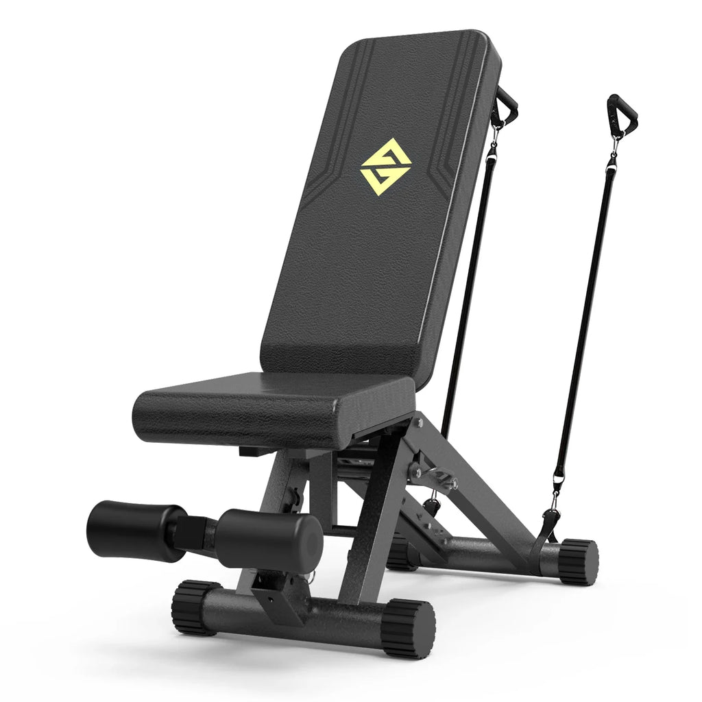Bench Workout, 880 Strength Gym Adjustable Home for for Incline Set Benches Weight Training Bench, Foldable Body Pounds Capacity Full