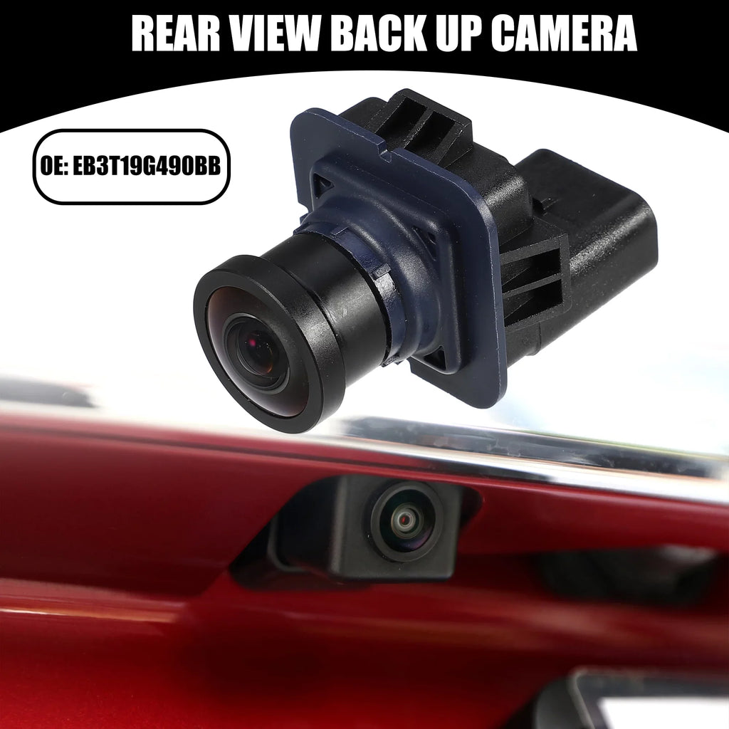 Black Camera No.EB3T19G490BB Back 2011-2014 Car Plastic View Ford F-150 Rear for Up