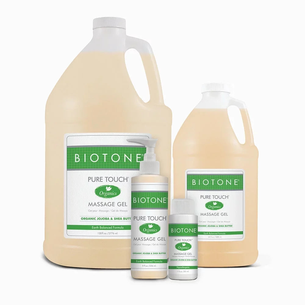 Pure (8 Ounces) Massage BIOTONE Touch Gel Organics