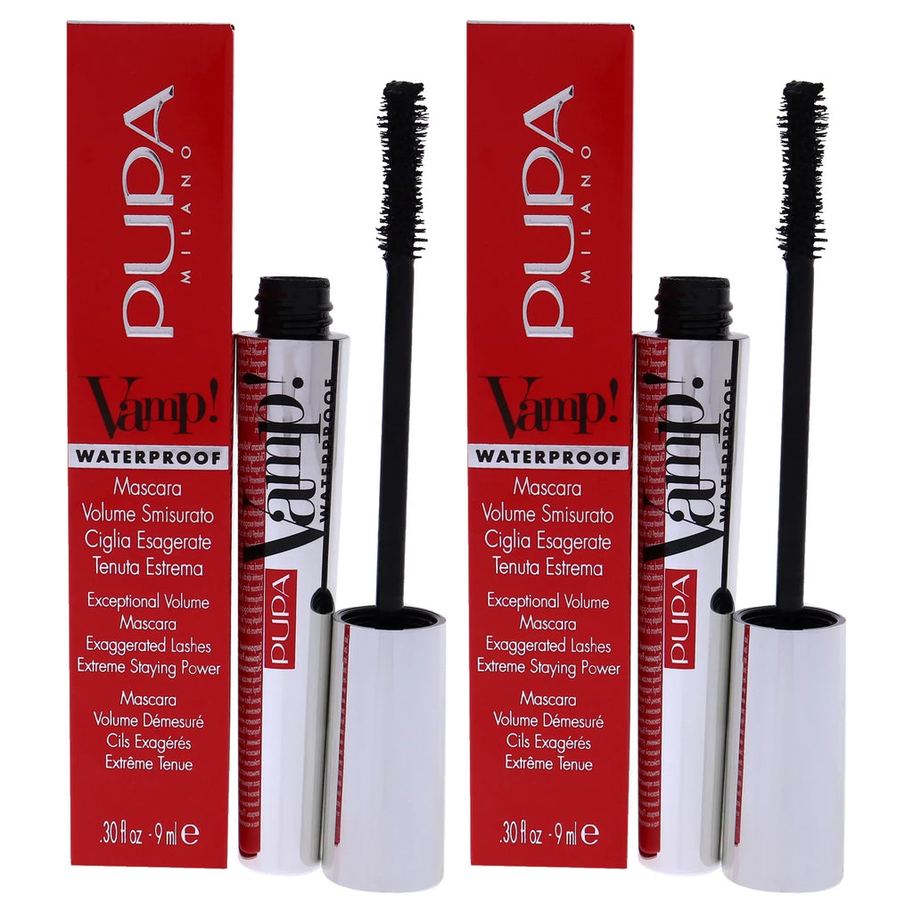 Mascara oz - 0.30 Pupa of Extra 001 Waterproof Vamp! Black Pack Milano 2 - - Mascara