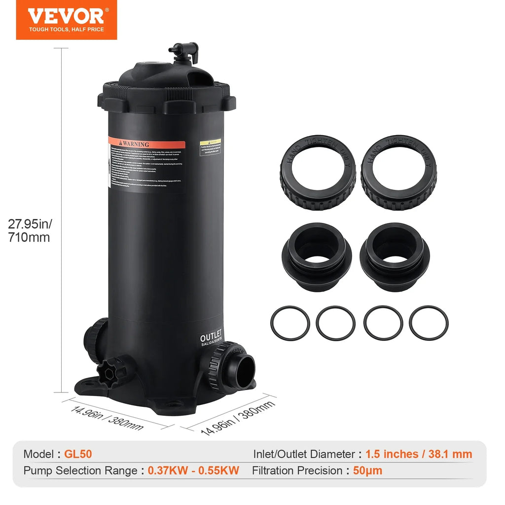 Pool Swimming SKYSHALO Cartridge Filtration Filter Pool Ground In/Above 50Sq.Ft