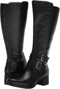 Black Boots Dale 6M Waterproof Wide-Calf Women's Naturalizer
