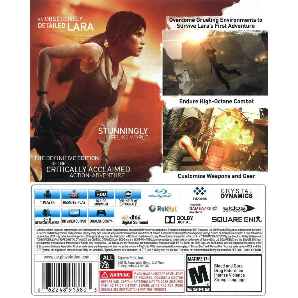 '- Definitive Square Tomb Enix Pre-Owned (PS4) Ed Raider
