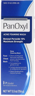 Wash 5.5 10% 3) Foaming (Pack PanOxyl oz of Acne