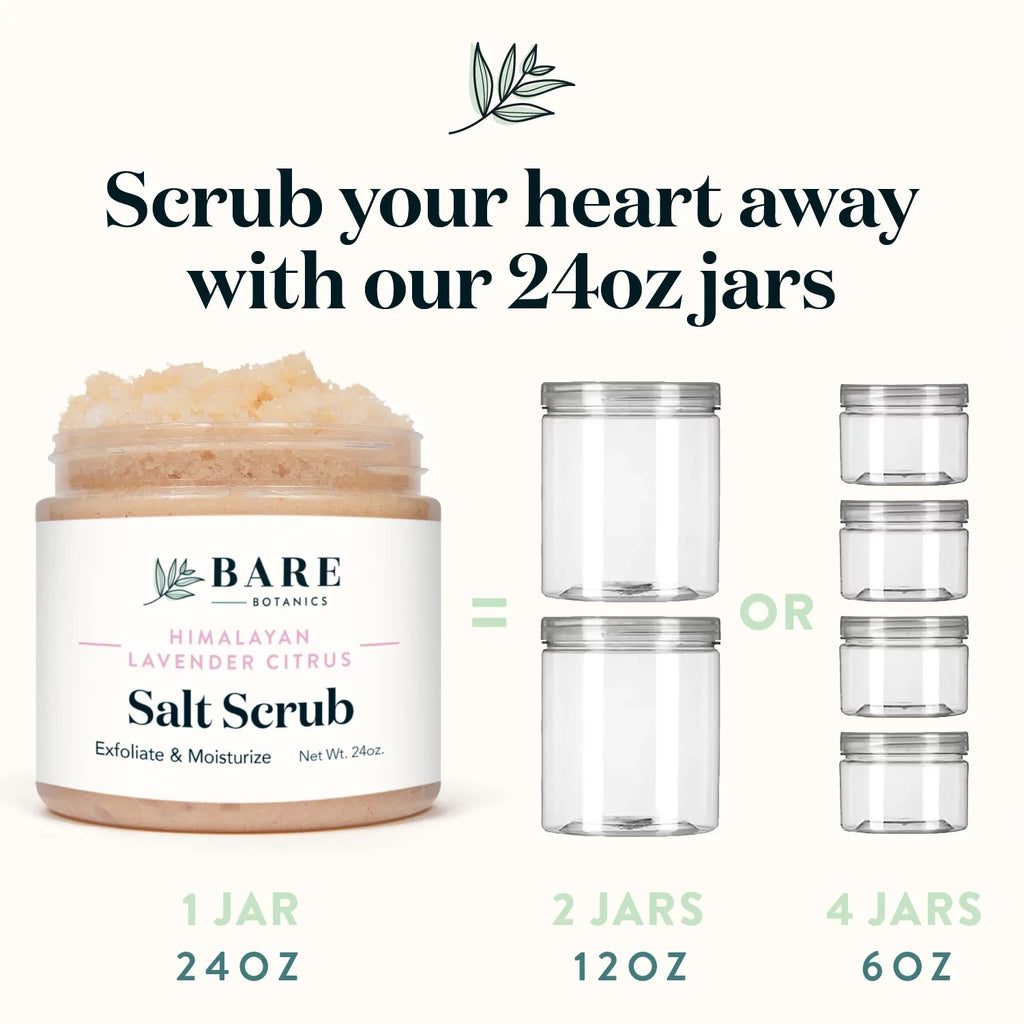Body Botanics Salt Scrub Scrub Citrus Himalayan Bare oz 24 Lavender