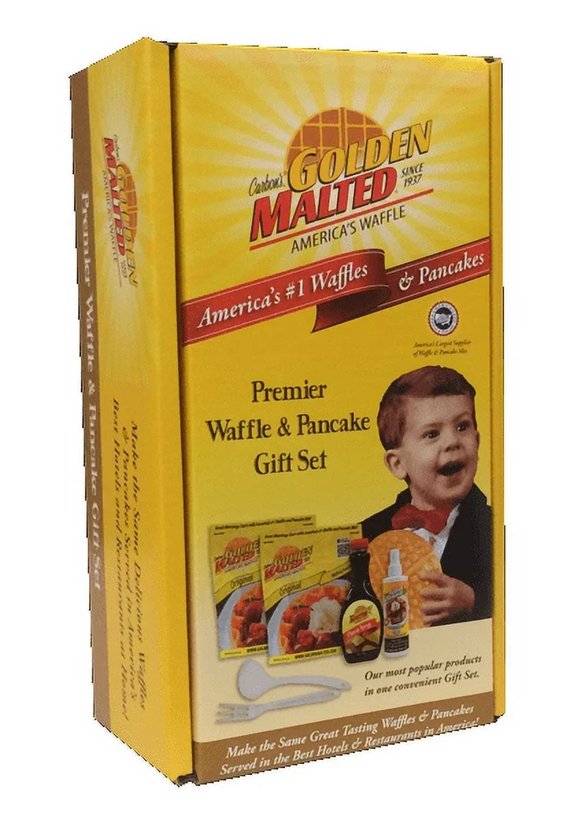 Pancake Malted Gift 2) Waffle of Set(Pack Premier Golden and