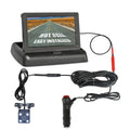 Parking Monitor HD License 4.3in View Rear Backup Camera Car Plate System Reverse