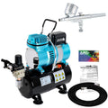 Feed Gravity mm 0.3 Airbrush Cake Tank Kit G22 Airbrush Air Dual Tattoo Compressor Tip Hobby Master with - Auto Set, Fan