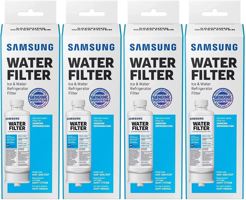 with DA97-17376B RF23M8070SR,WS645A RF28R7351SG, DA97-08006C, Pack Water 4 HAF-QIN/EXP, Filter Refrigerator Compatible HAF-QIN,