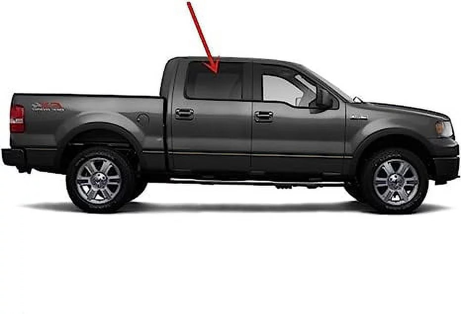 Side Cab with Pickup Models Glass Compatible Door 2009-2014 Door Door Crew Right Passenger F150 4 Window Ford Rear