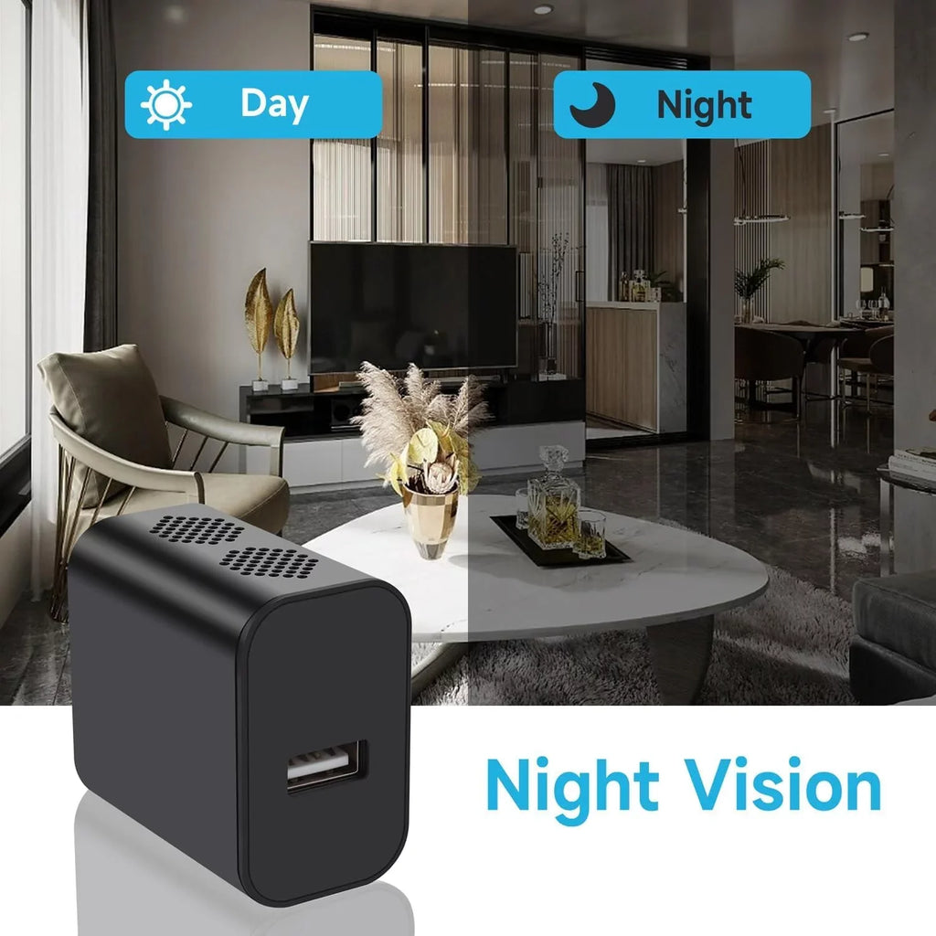 Cam 64GB Vision Night Motion Detection,Nanny Home 1080P with Camera Camera and Portable