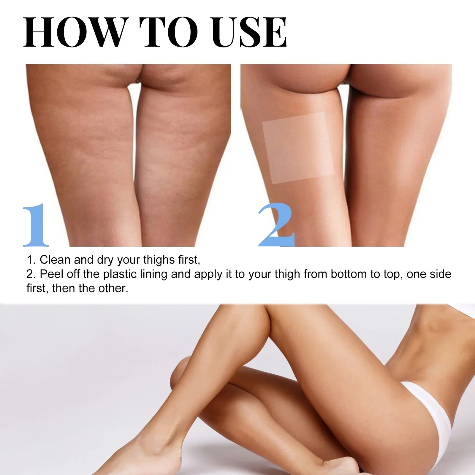 Thigh Eelhoe Collagen Essence Tightening Patch Tape, Thigh Lift Lazy Patch, Sculpting