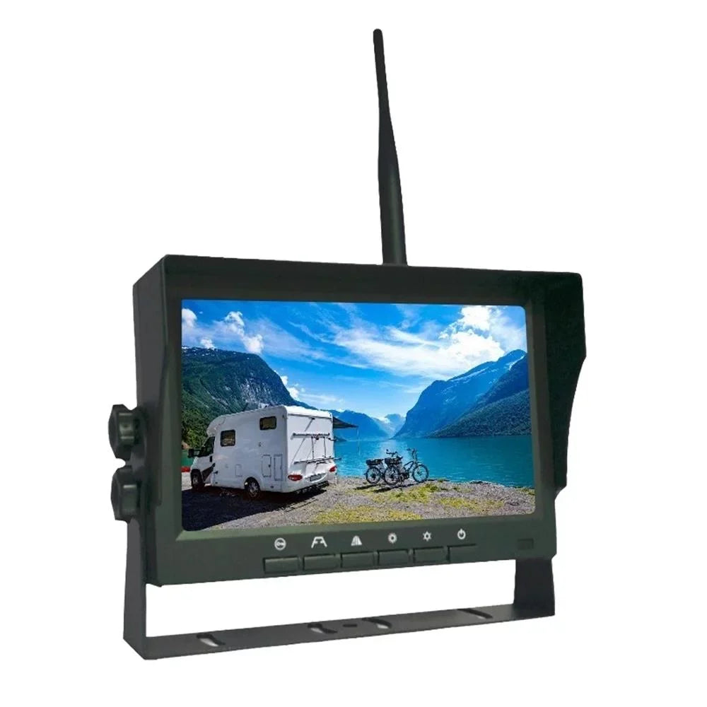 Single Pyle Wireless Monitor CH 1080P License Wireless Digital System Camera and 7” HD