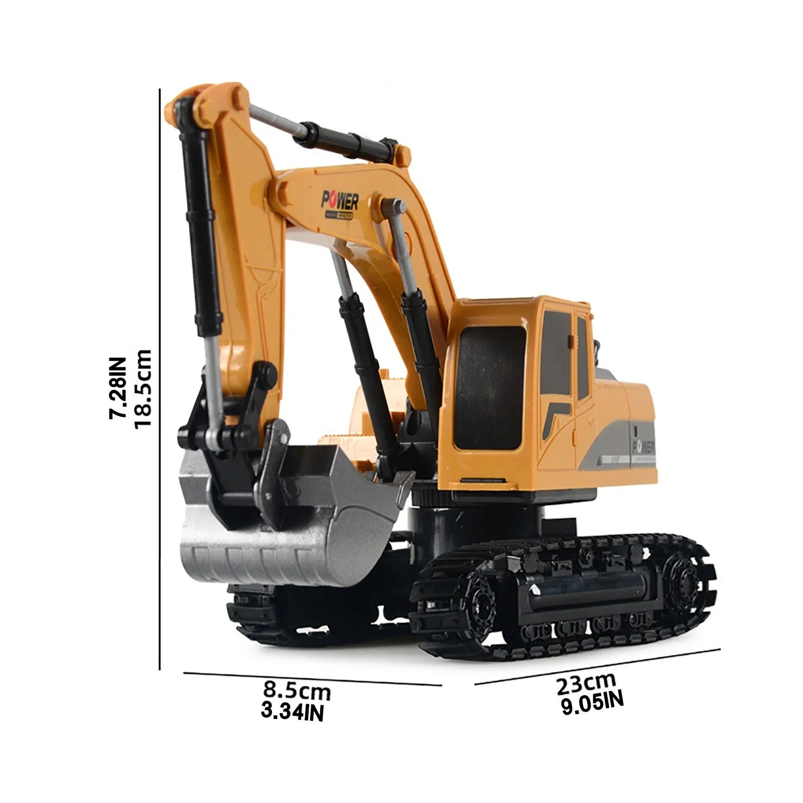Electri RC Engineering Mini Trucks Christmas RC ExcavaTOr Alloy YHAIOGS Car 1:24 Plastic