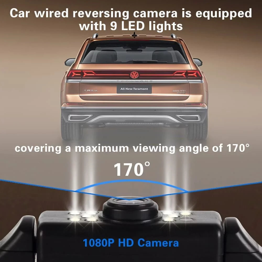 Car Reverse Truck SUV Camera Monitor Lotorasia Backup Kit,Car Camera Pickup for HD