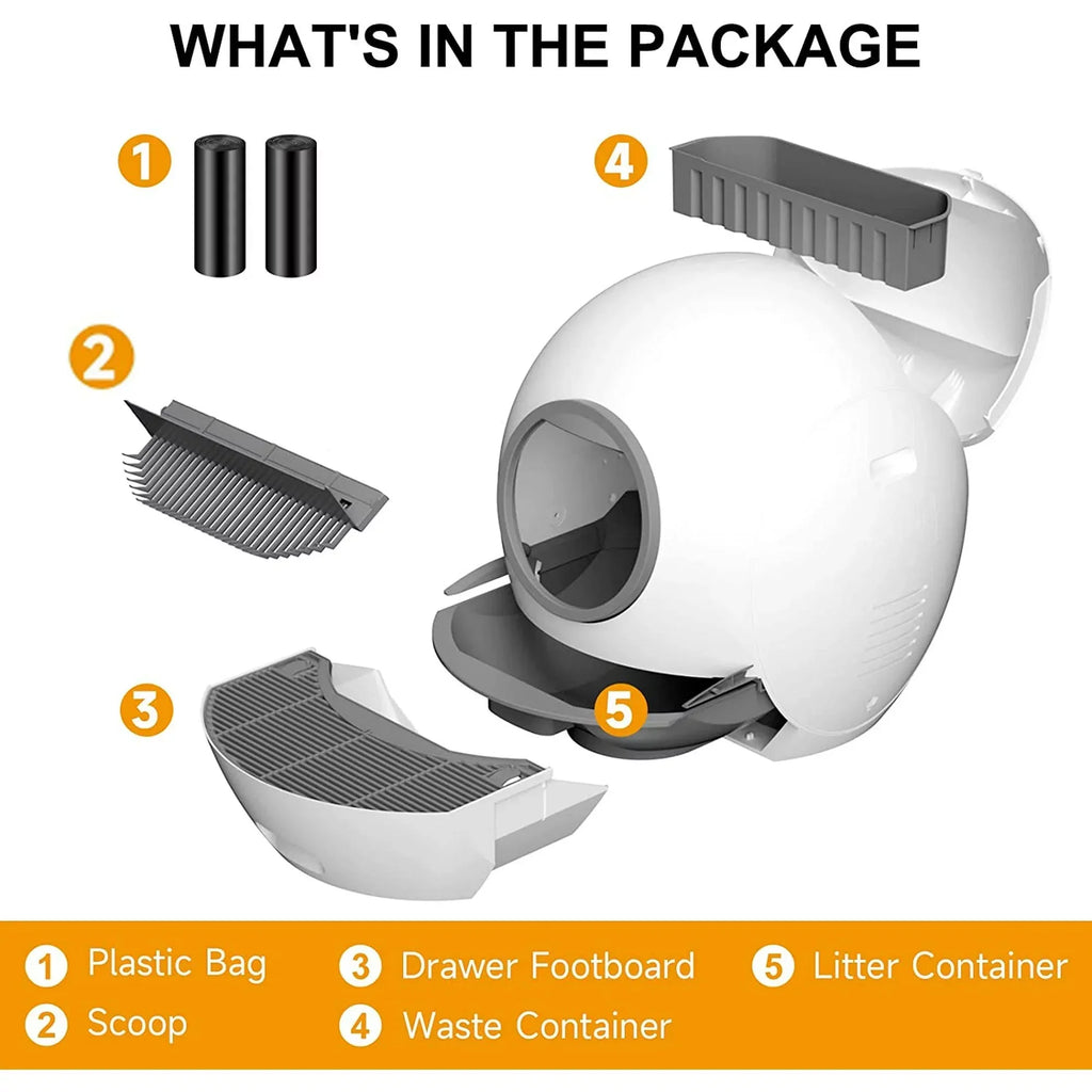 Double Cleaning Box Automatic ELS Cat Litter Robot Odor Litter Self Box Gift Cat Removal PET