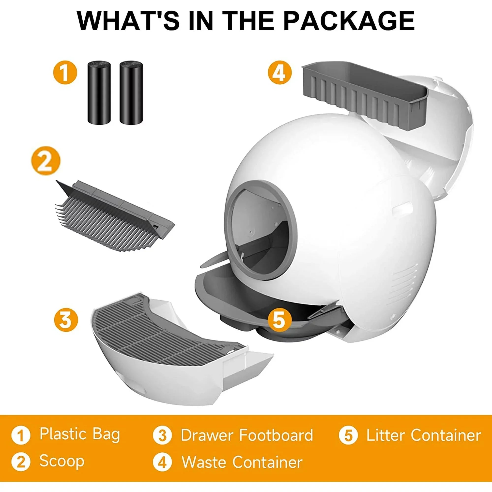 Double Cleaning Box Automatic ELS Cat Litter Robot Odor Litter Self Box Gift Cat Removal PET